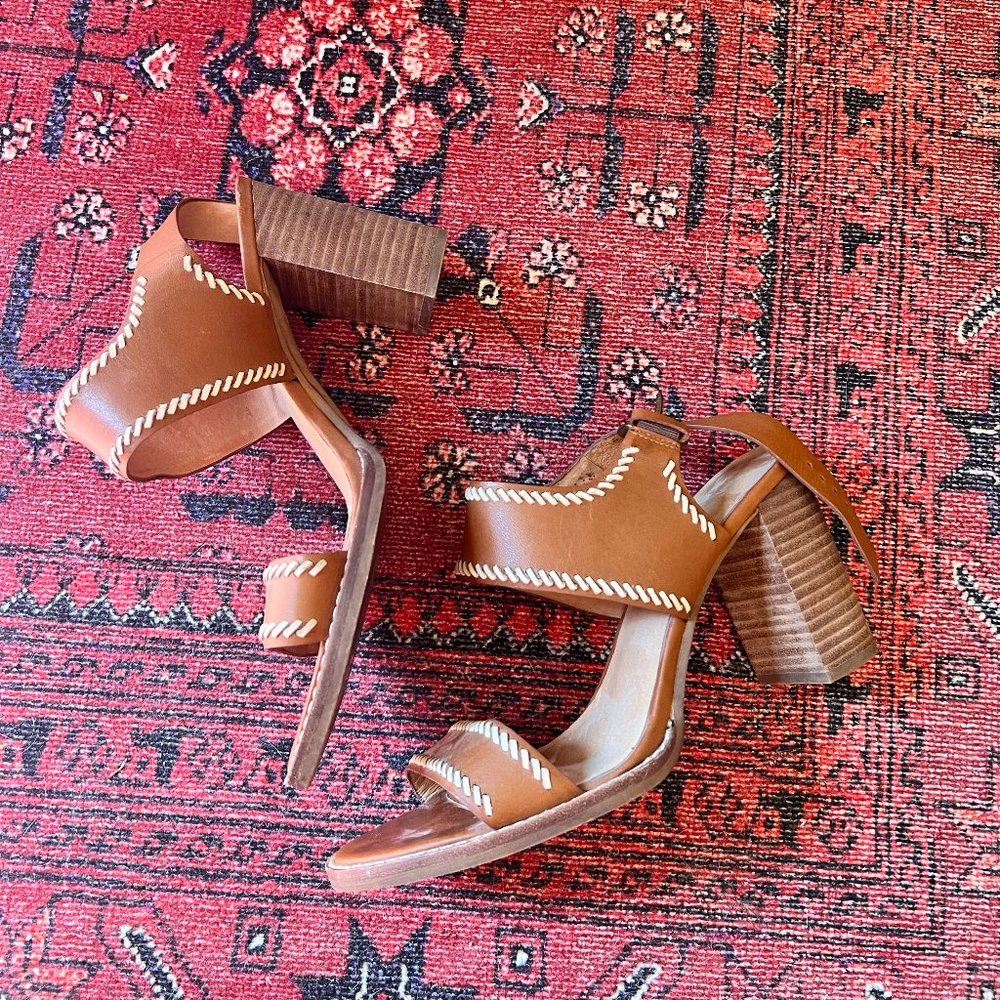 Madewell Leather Strappy Heels